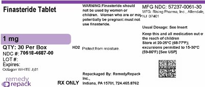 Mm1 (Finasteride 1mg 70518 4687 00)